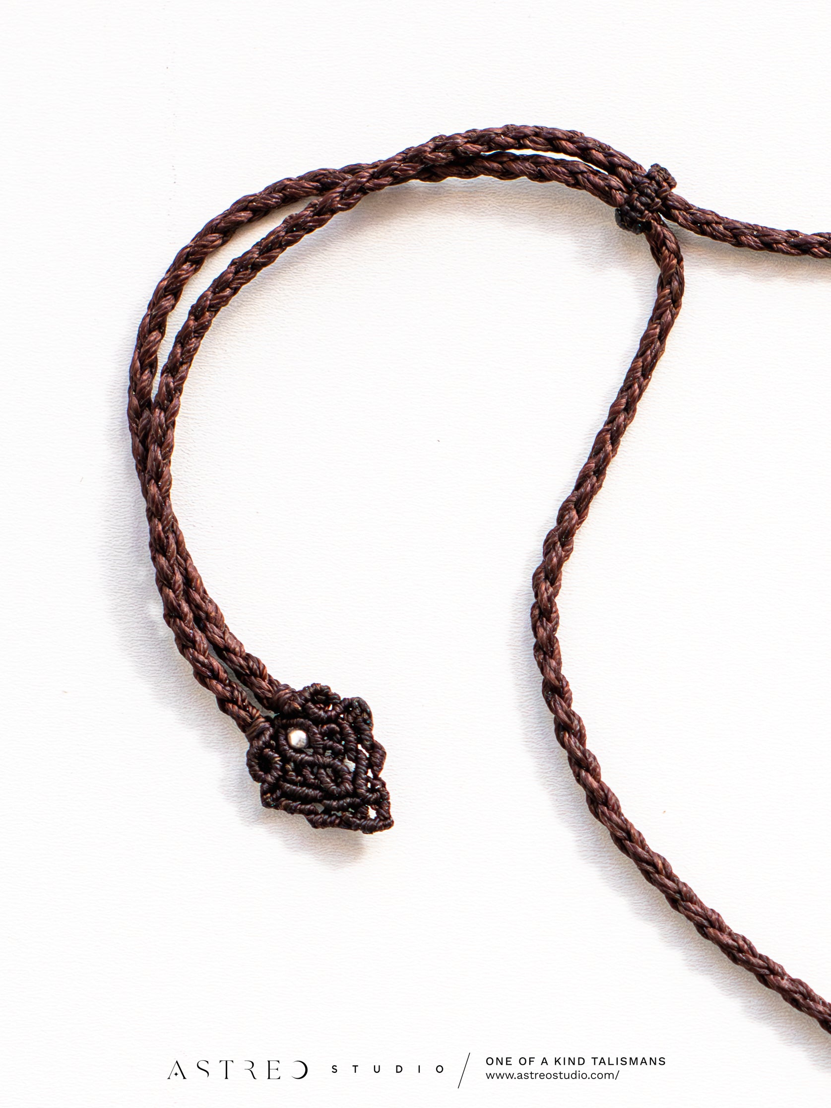 Master Quartz Macrame Necklace V: Lemurian Window and Herkimer