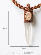 Zwarte Toermalijn Macramé Ketting 