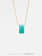Collar Cadena con Amazonita