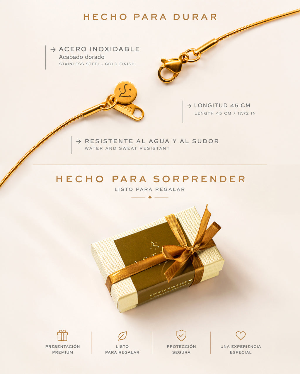 Ketting met chalcedoon 