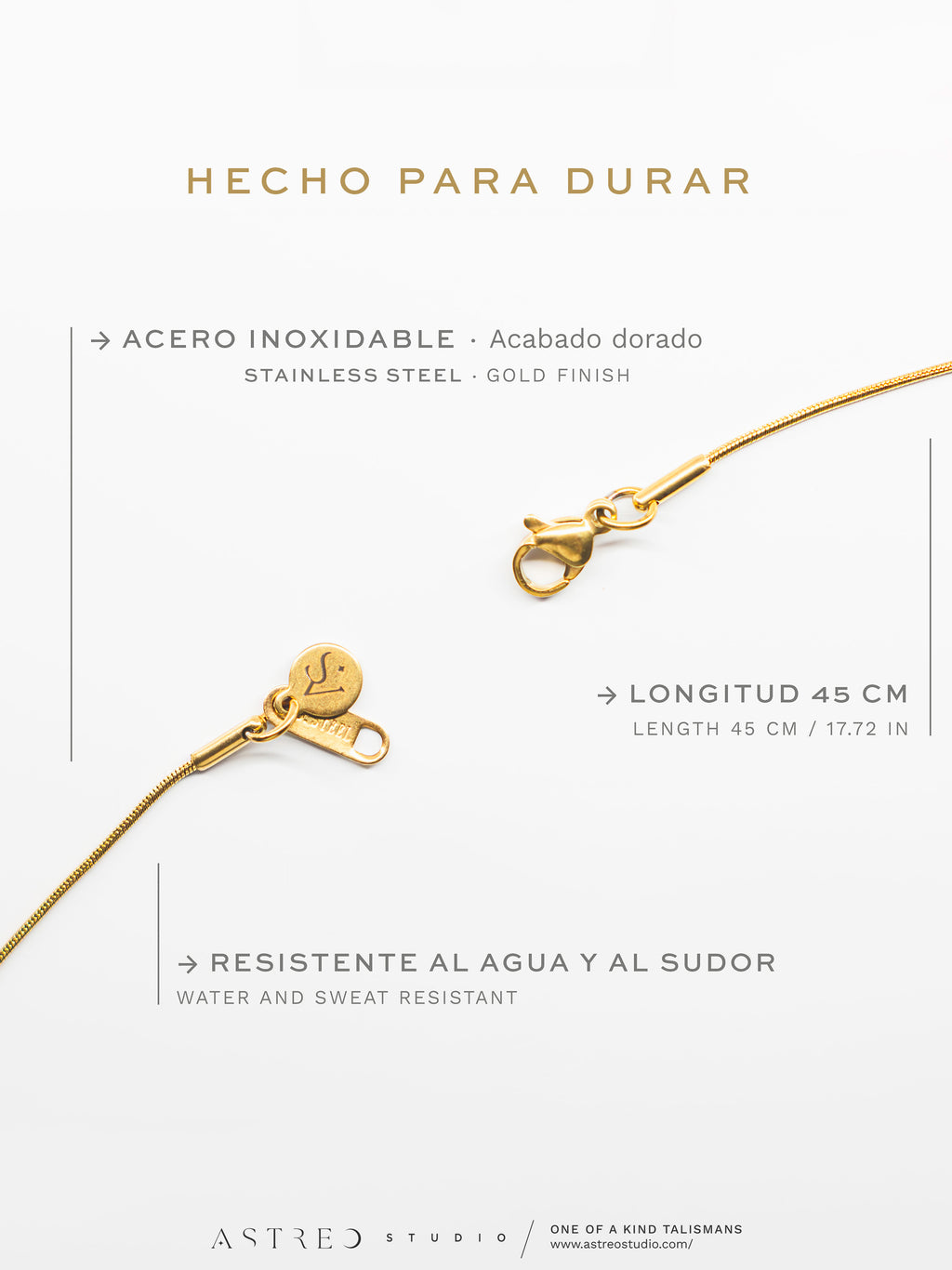 Collar Cadena con Ojo de Tigre