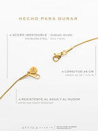 ULTIMA UNIDAD | Collar Cadena con Amatista Bruto