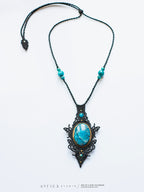 Macrame Apatite Necklace 