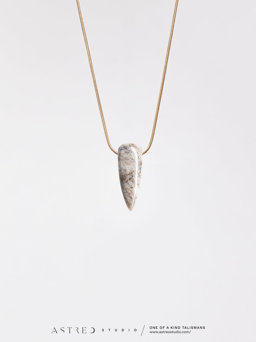 Collar Cadena con Agata Dendritica