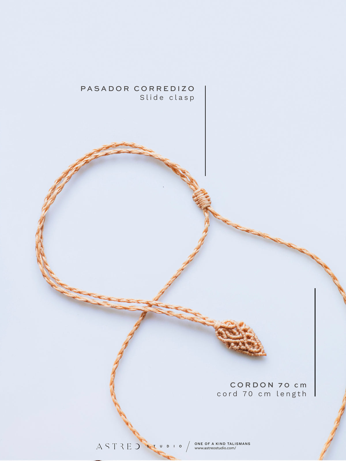 Tubular Kyanite Macrame Necklace