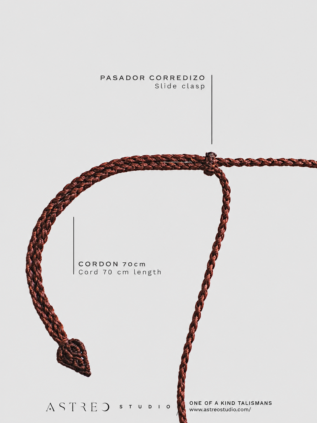 Collar Macrame Cuarzo Clorita y Amatista