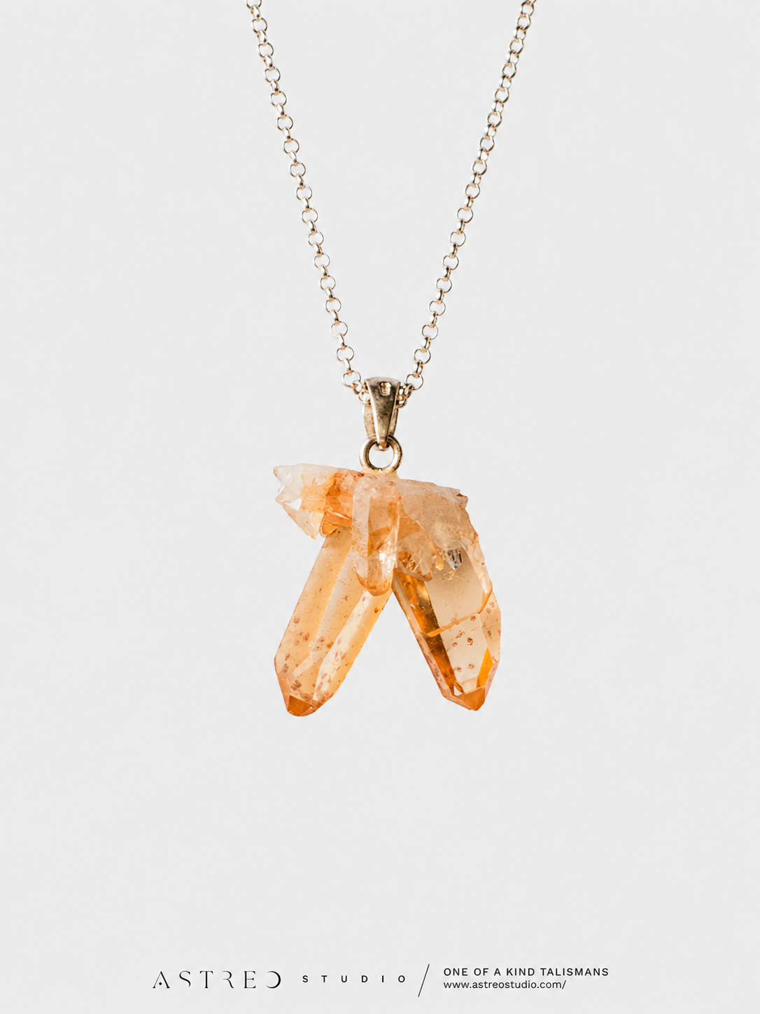 Super Optical Lemurian Quartz Chain Necklaces 