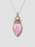 Labradorite Macrame Necklace 