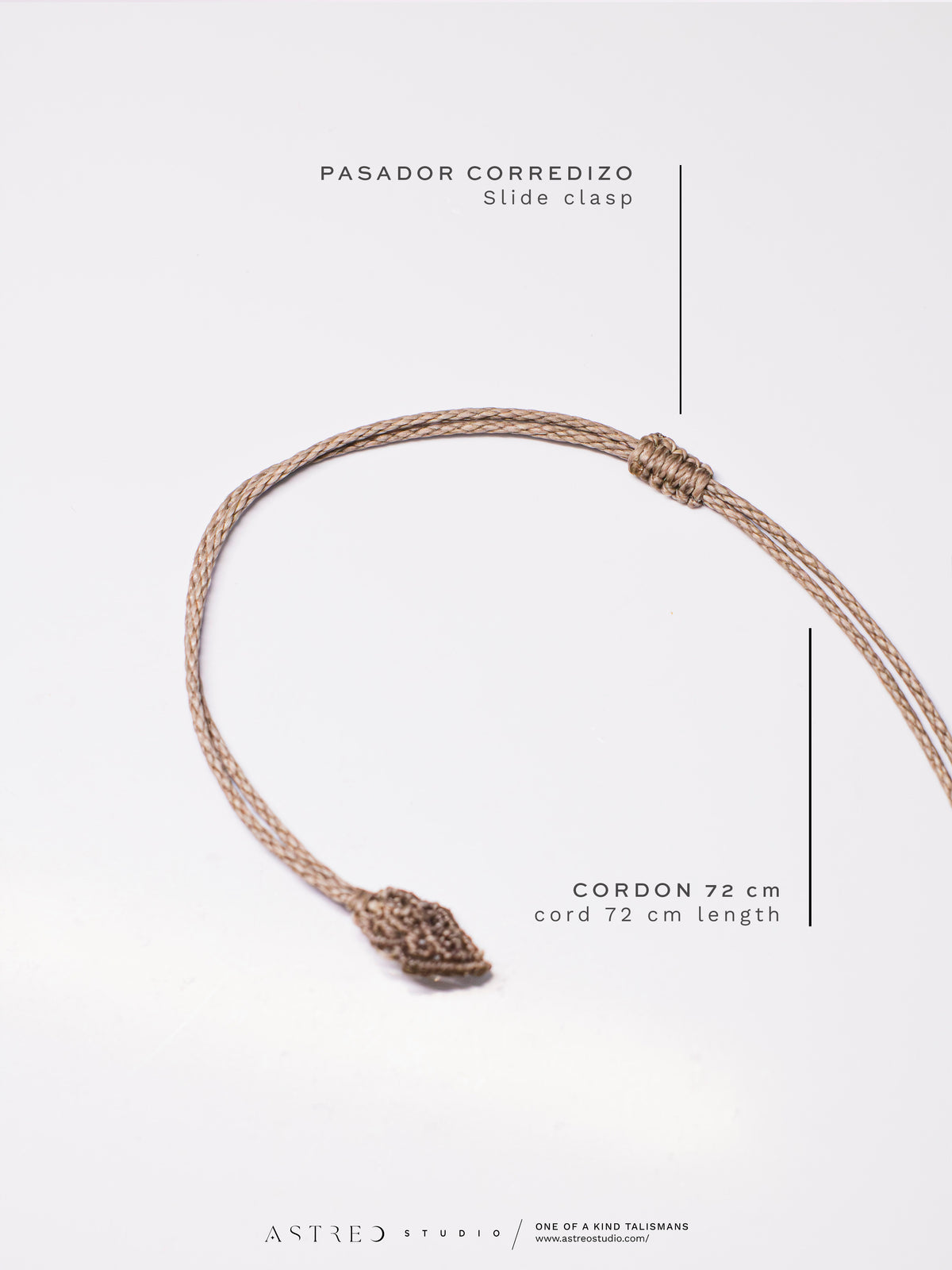 Labradorite Macrame Necklace 