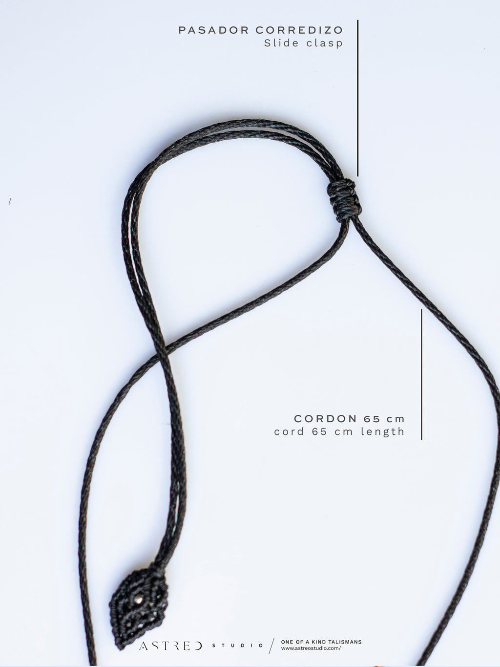 Labradorite Macrame Necklace 