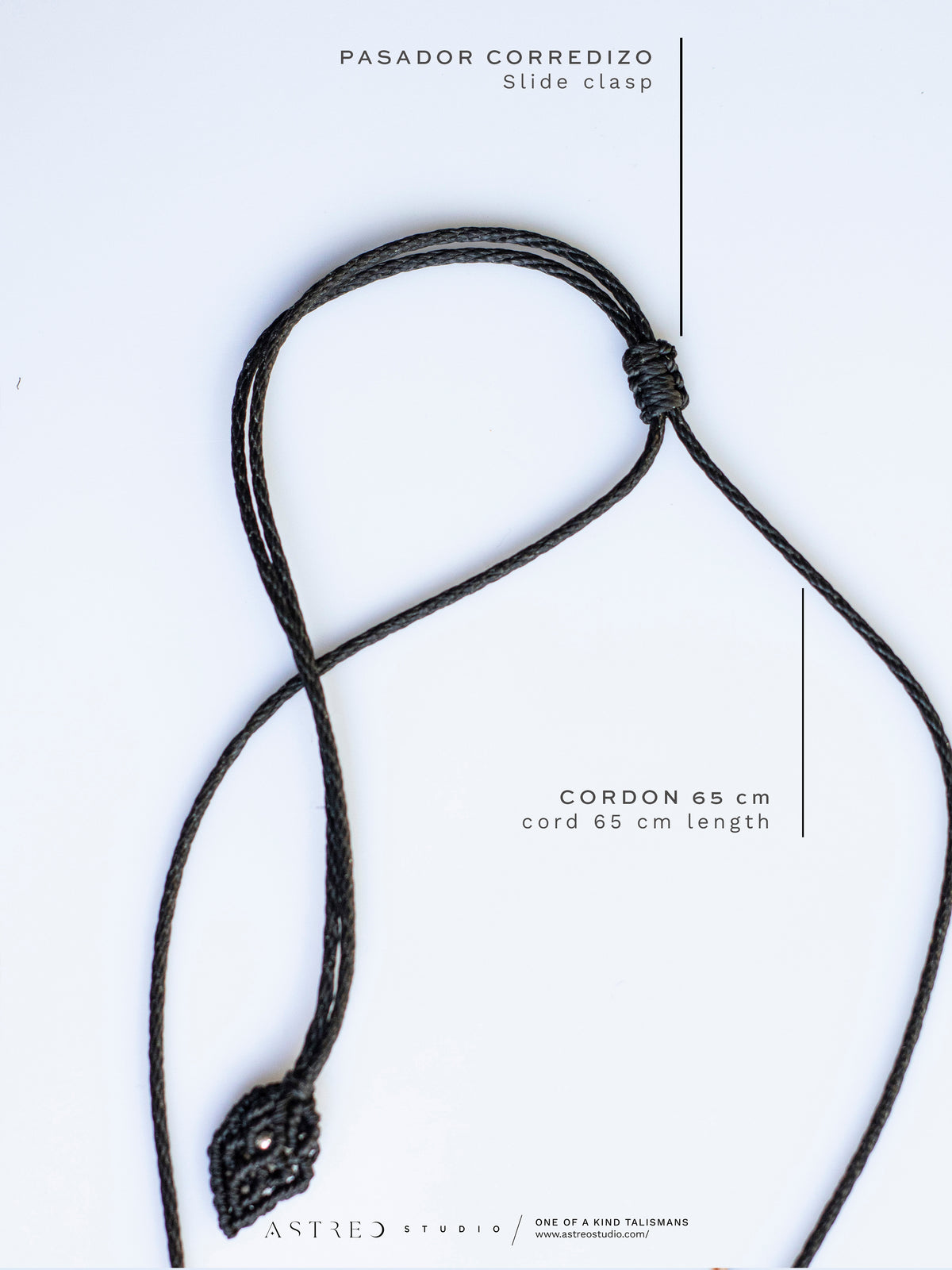 Labradorite Macrame Necklace 