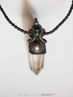 Smoky Quartz Macrame Necklace