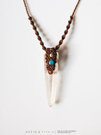 Smoky Quartz Macrame Necklace