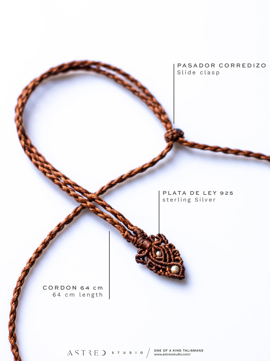 Collar Macrame Pirita Drusa