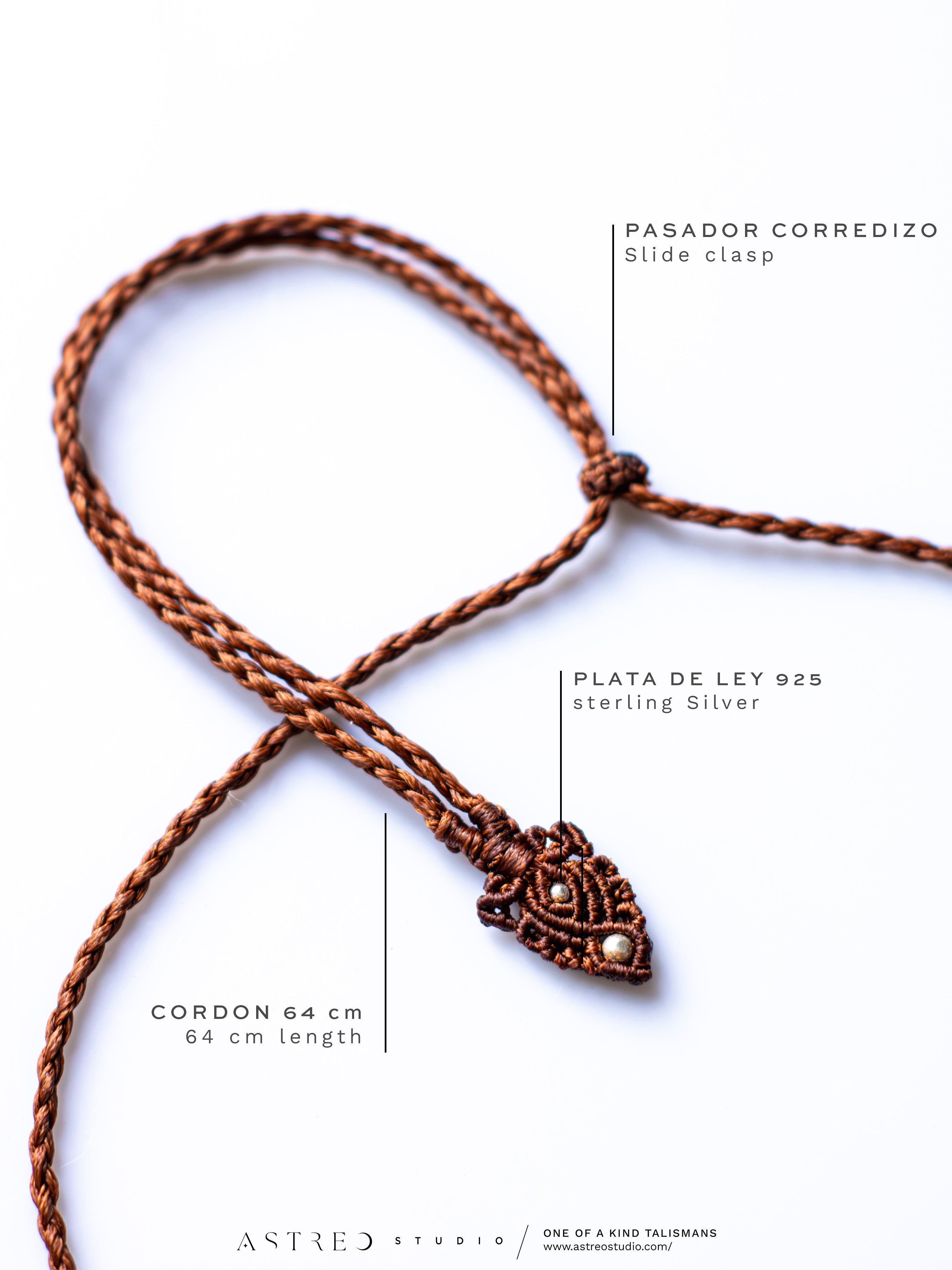 Collar Macrame Pirita Drusa