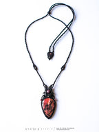 Collar Macrame Rodonita