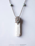 Macrame Labradorite Necklace XL 