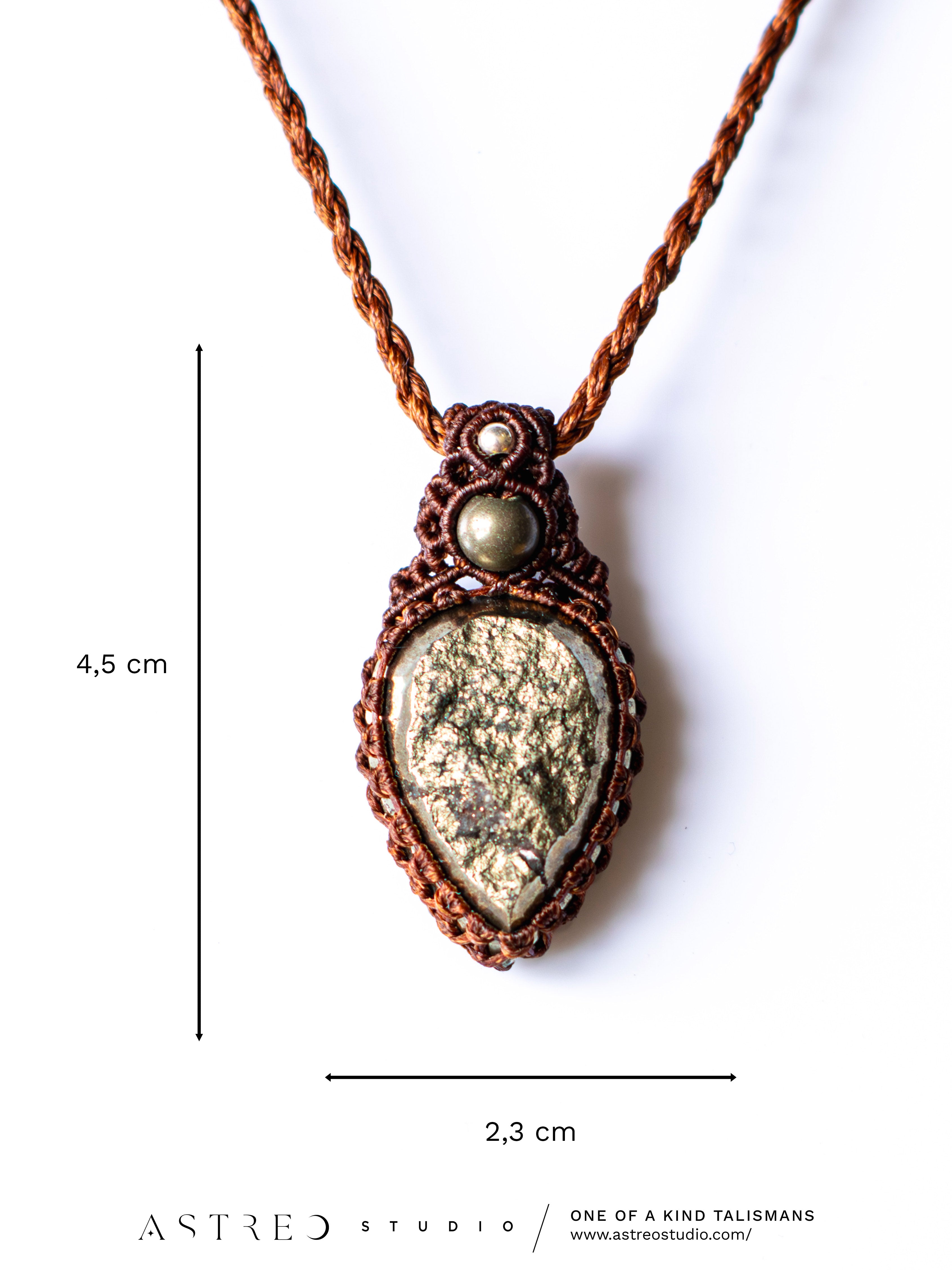 Collar Macrame Pirita Drusa