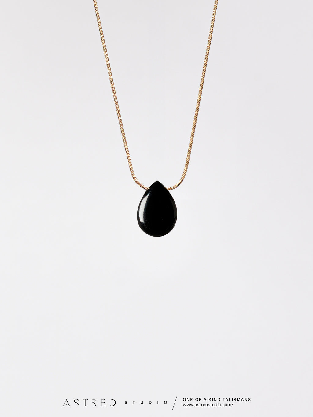 Ketting met tijgeroogmotief 