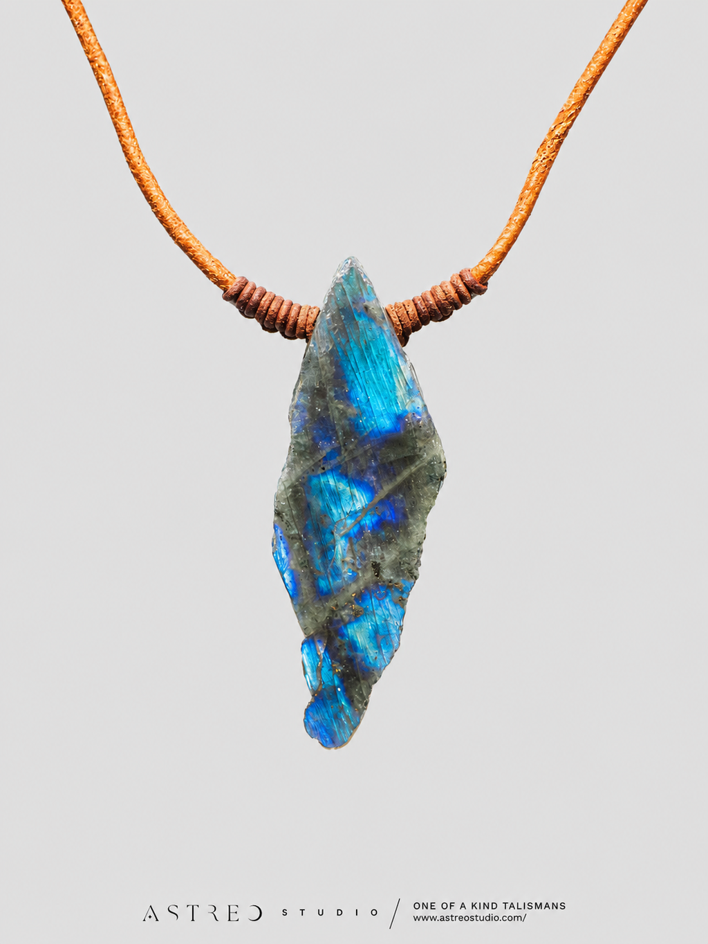 Macrame Labradorite Necklace XL 