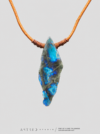 Macrame Labradorite Necklace XL 