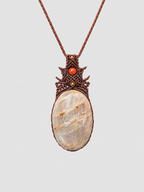 Labradoriet Macramé Ketting 