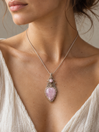 Labradorite Macrame Necklace 