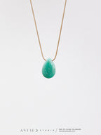 Collar Cadena con Amazonita