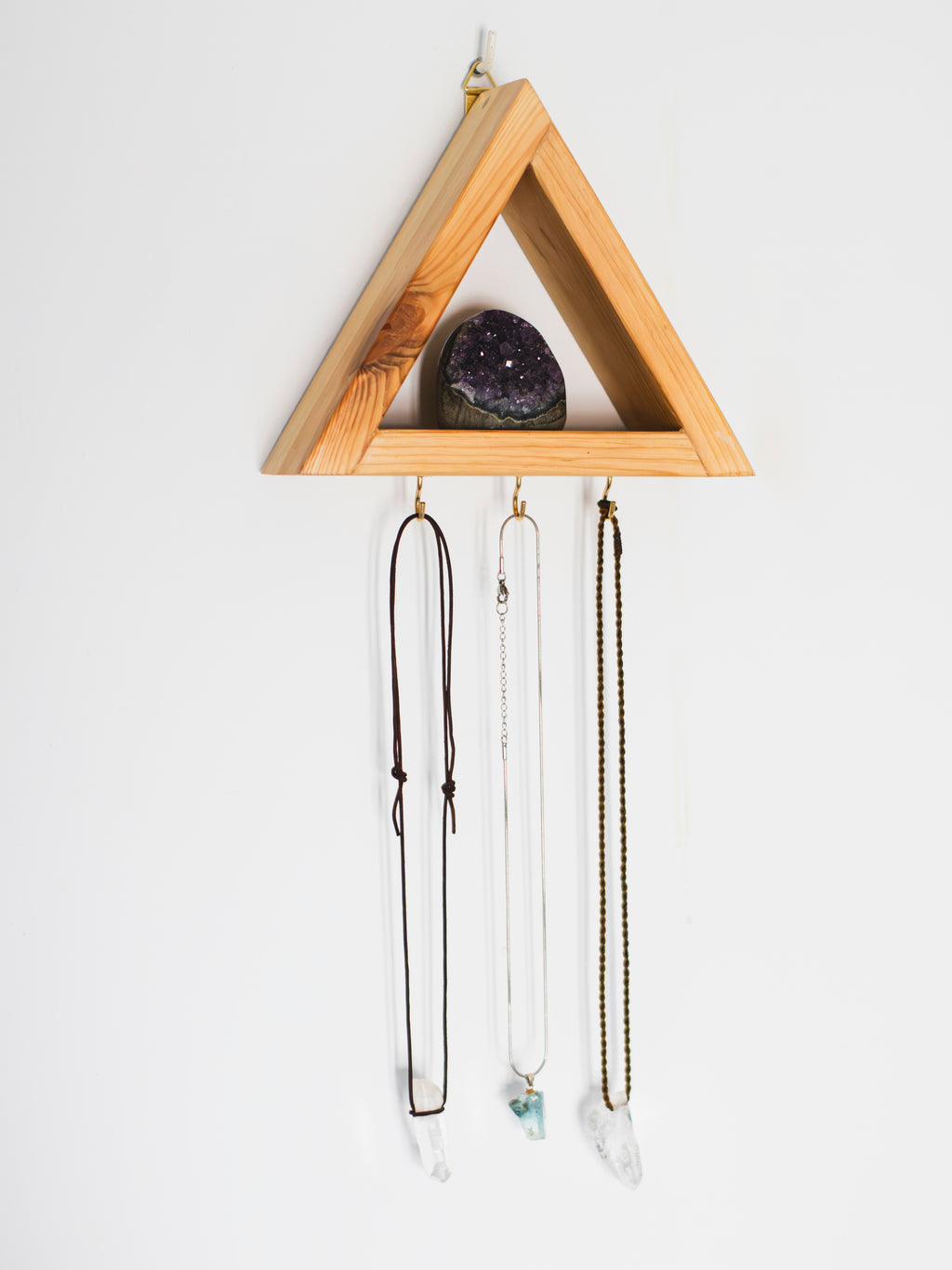 Estantería Altar Triangular para Minerales y Joyas: "Atlantis"
