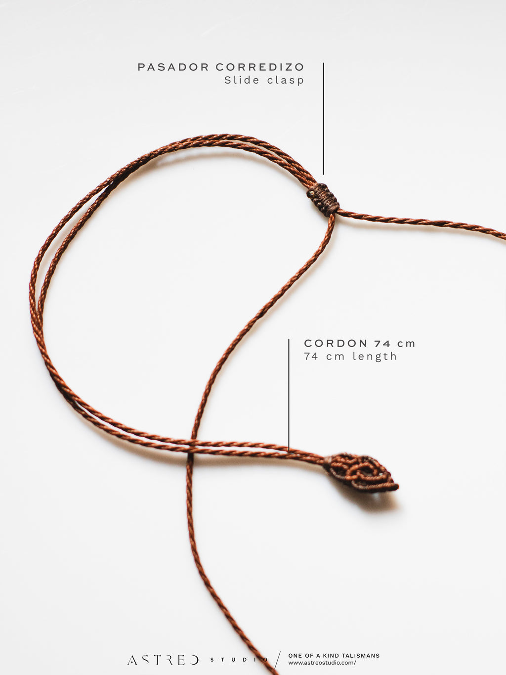 Smoky Quartz Macrame Necklace