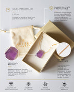 Ketting met chalcedoon 