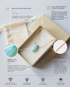 Collares Cadena con Larimar