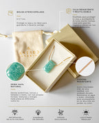 Ketting met chalcedoon 