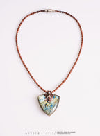 Collar Macrame Labradorita
