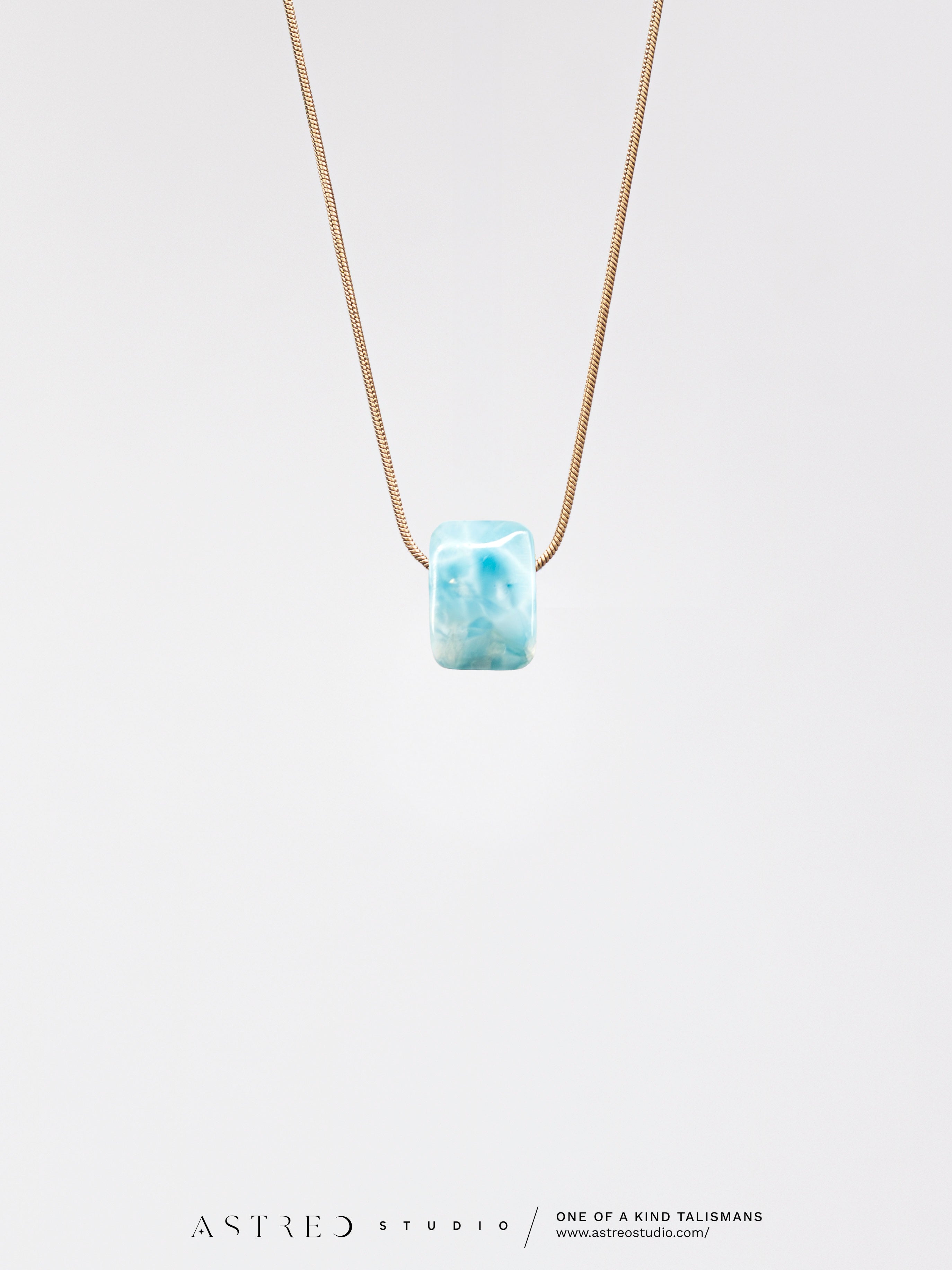 Collares Cadena con Larimar