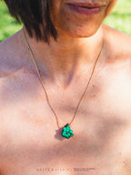 Ketting met chalcedoon 