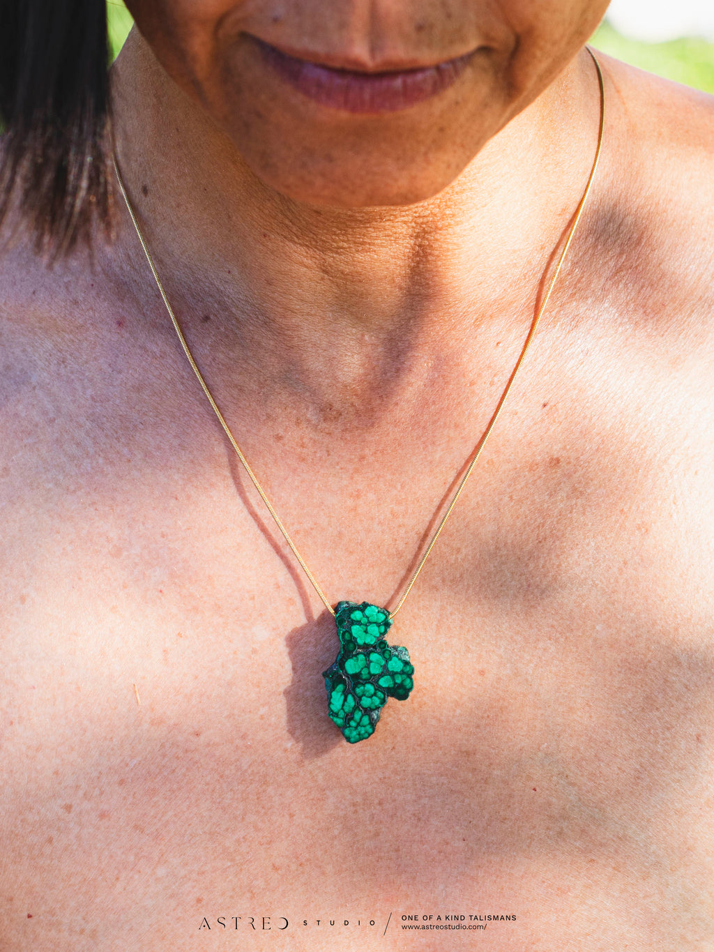 Ketting met chalcedoon 