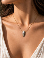 Collar Cadena con Agata Dendritica