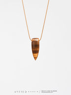 Ketting met tijgeroogmotief 