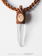 Zwarte Toermalijn Macramé Ketting 