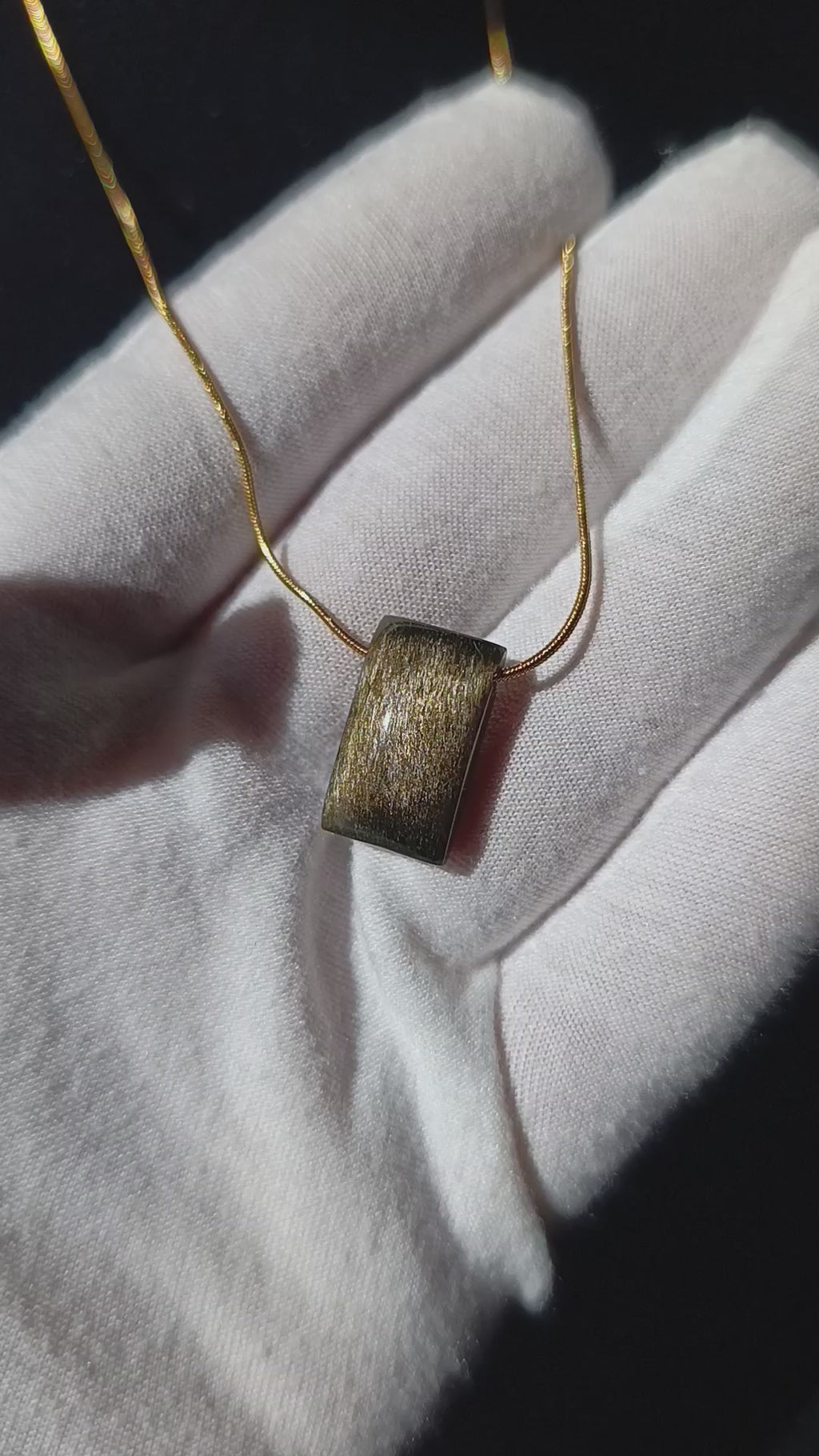 Ketting met Gouden Obsidiaan