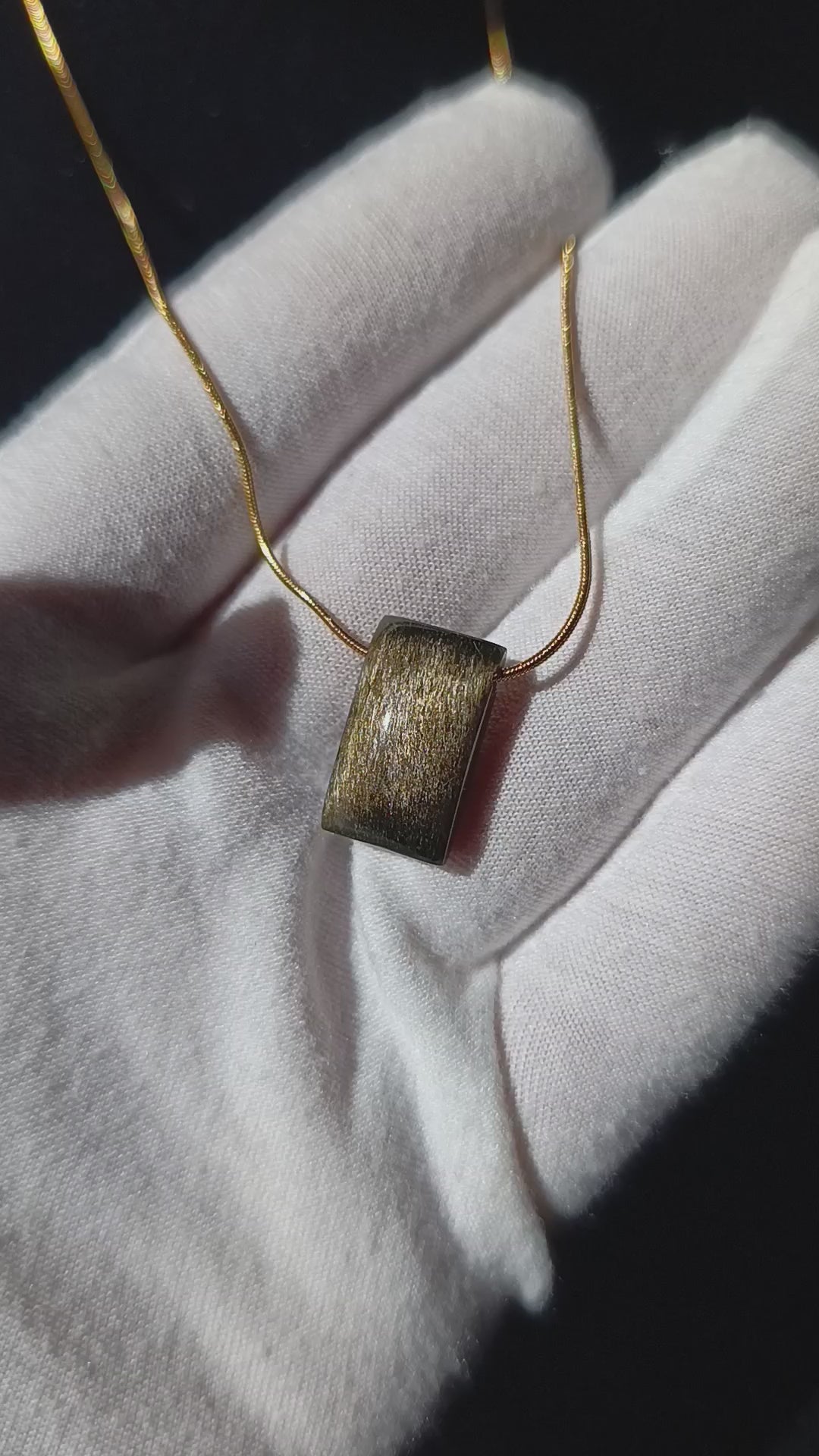 Ketting met Gouden Obsidiaan