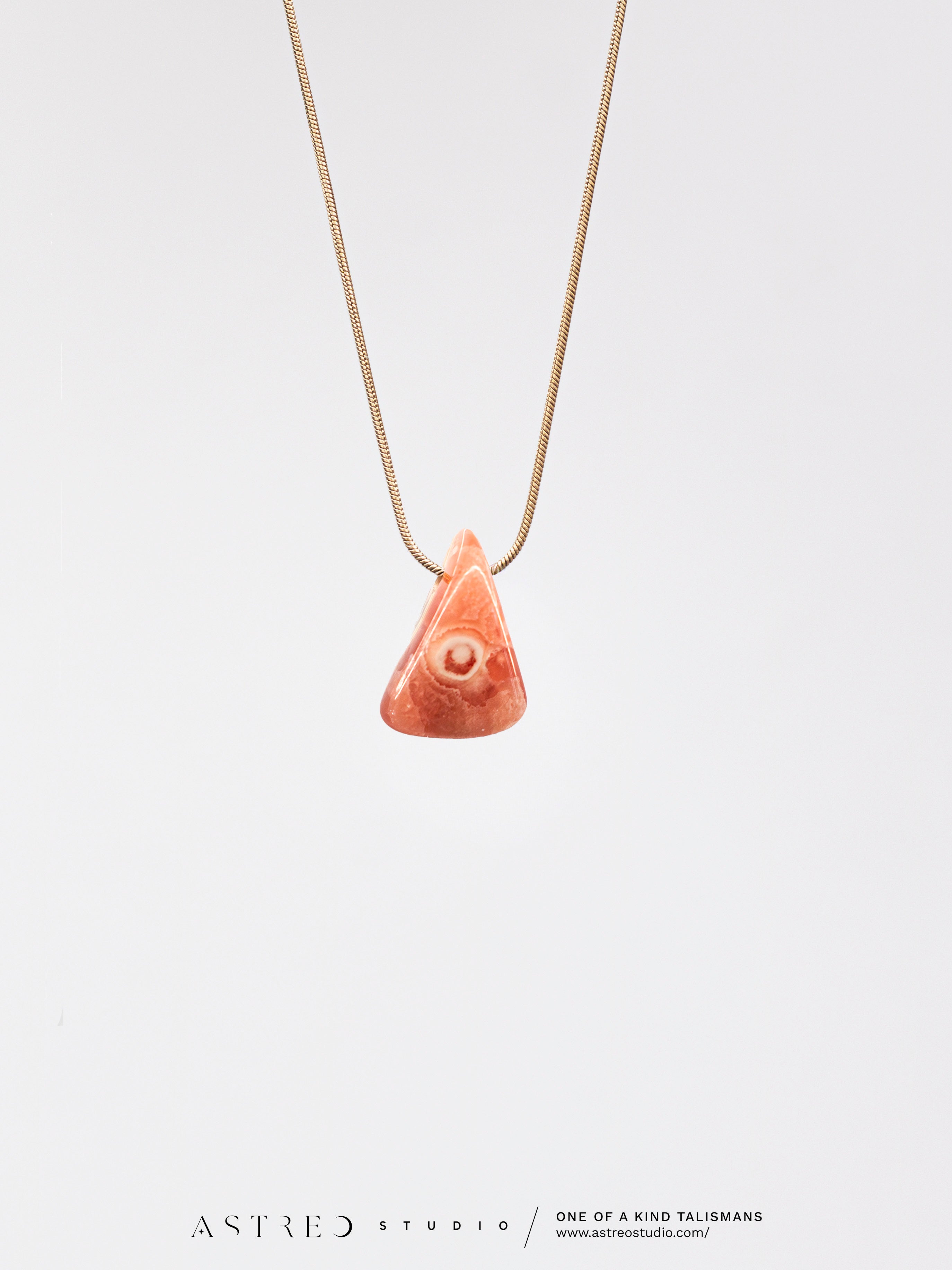 Ketting met chalcedoon 